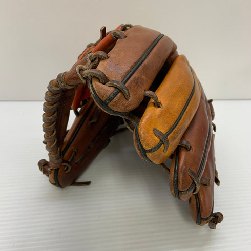 ミズノ MIZUNO グローバルエリート 軟式 大人 一般 内野手用 グローブ グラブ 右投げ オーダー 中古品 野球 7292