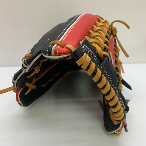 ハイゴールド HI-GOLD プロフェッショナル 硬式 大人 一般 外野手用 グローブ グラブ 左投げ オーダー 中古品 野球 8607