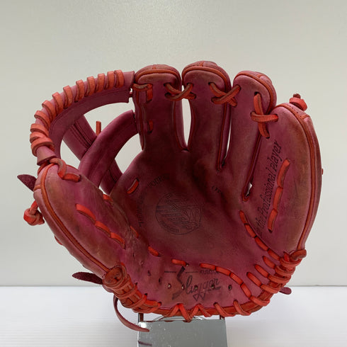 久保田スラッガー KUBOTA SLUGGER 軟式グローブオーダー※刺繍有り 軟式 大人 一般 内野手用 グローブ グラブ 右投げ 中古品 野球 6193