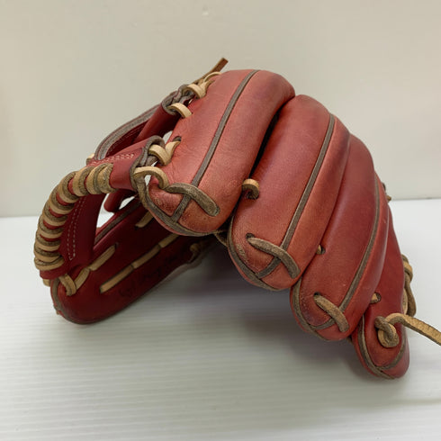ミズノ MIZUNO ミズノプロ mizunopro HAGAJAPAN 軟式 大人 一般 内野手用 グローブ グラブ 右投げ オーダー 中古品 野球 9369