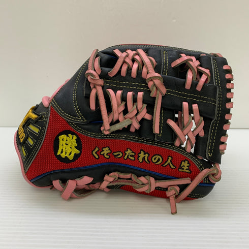 ミズノ MIZUNO ミズノプロ 軟式 大人 一般 内野手用 グローブ グラブ 右投げ オーダー 中古品 グローブ袋付き 野球 8117