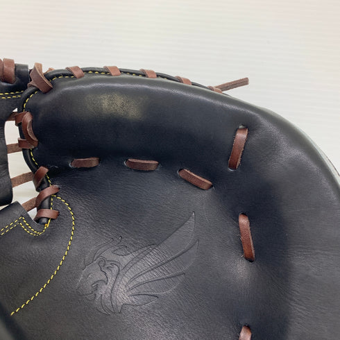 ジェニュイン Genuine 硬式 大人 一般 キャッチャーミット 捕手 グローブ グラブ 右投げ 中古品 野球 6493