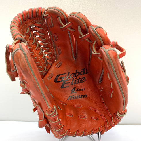 ミズノ MIZUNO グローバルエリート Global Elite W15013 硬式 大人 一般 内野手用 グローブ グラブ 右投げ 中古品 野球 9977