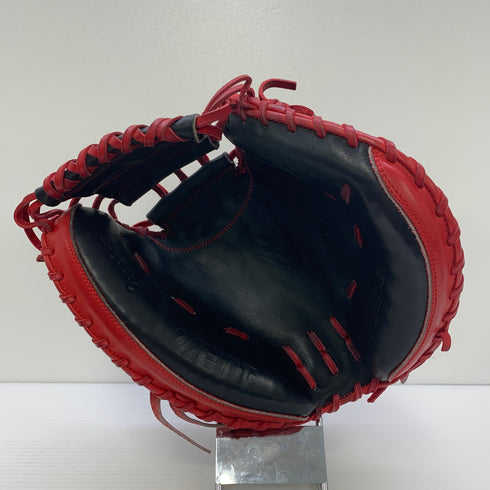 ゼット ZETT プロステイタス 硬式 大人 一般 キャッチャーミット 捕手 グローブ グラブ 右投げ 中古品 グローブ袋付き 野球 6005