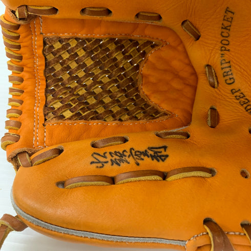 久保田スラッガー KUBOTA SLUGGER 軟式 大人 一般 内野手用 グローブ グラブ 右投げ EGS-90 KSN-24MS 中古品 野球 7889