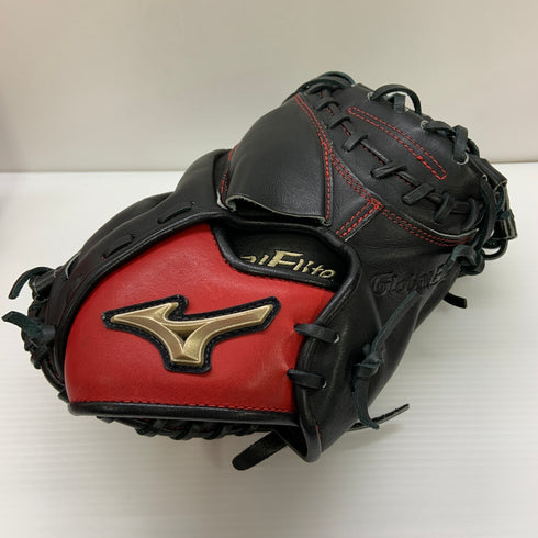 ミズノ MIZUNO グローバルエリート Global Elite 軟式 大人 一般 キャッチャーミット 捕手 グローブ グラブ 右投げ オーダー 中古品 野球 9613