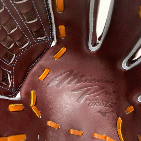 中古品 ミズノ MIZUNO ミズノプロ 軟式 内野手用オーダーグローブ HAGAJAPAN 4967
