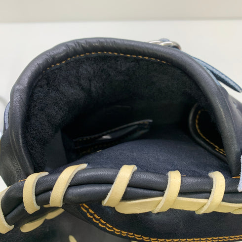 ゼット ZETT プロステイタス 硬式 大人 一般 キャッチャーミット 捕手 グローブ グラブ 右投げ BPROCM920 中古品 グローブ袋付き 野球 7384