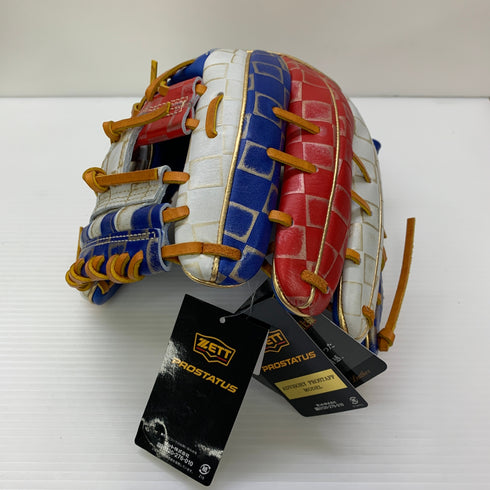 ゼット ZETT プロステイタス 軟式 大人 一般 内野手用 グローブ グラブ 右投げ BRGB32456A タグ付き グローブ袋付き 野球 6216