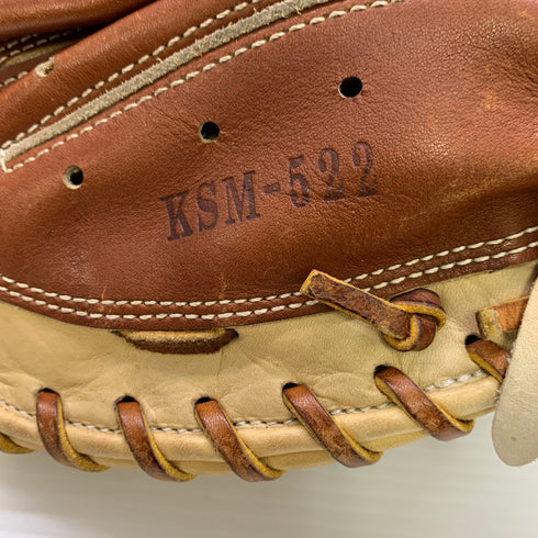 久保田スラッガー KUBOTA SLUGGER KSM-522 軟式 大人 一般 キャッチャーミット 捕手 グローブ グラブ 右投げ 中古品 野球 9046