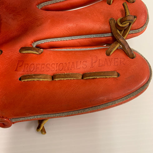 ハイゴールド HI-GOLD 硬式 大人 一般 内野手用 グローブ グラブ 右投げ 中古品 刺繡入り 野球 9594