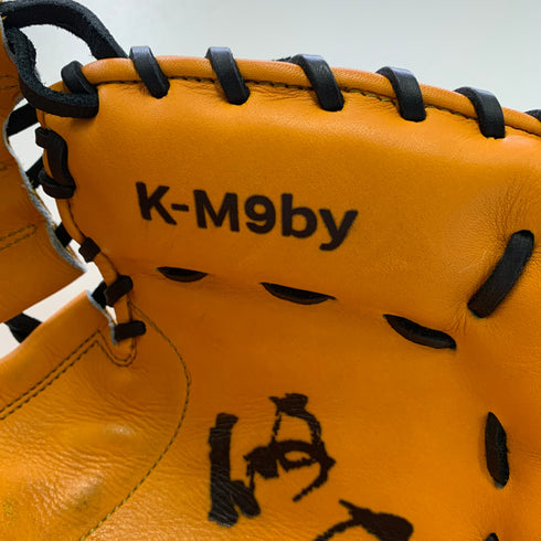 ハタケヤマ HATAKEYAMA 硬式 大人 一般 キャッチャーミット 捕手 グローブ グラブ 右投げ K-M9by 中古品 野球 7081