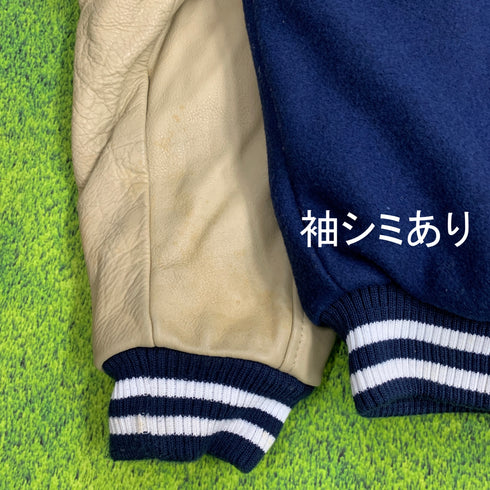 ナイキ NIKE ニューヨークヤンキース NEW YORK YANKEES コラボ 本革スタジャン レザー Lサイズ H-4460