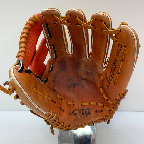 ベースマン 軟式 大人 一般 内野手用 グローブ グラブ 右投げ 中古品 野球 6459