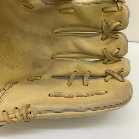 ミツワタイガー 美津和タイガー MITSUWA TIGER 軟式 大人 一般 内野手用 グローブ グラブ 右投げ 中古品 野球 9620
