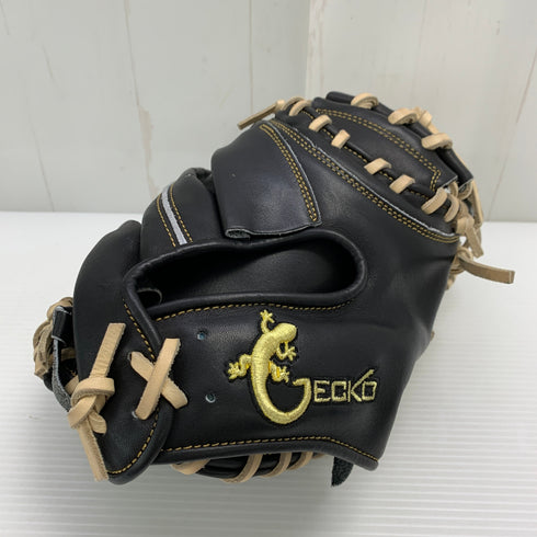 ゲッコウ 硬式 大人 一般 キャッチャーミット 捕手 グローブ グラブ 右投げ 中古品 グローブ袋付き 野球 5900