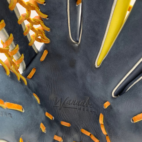 ウィルソン Wilson ワナビーヒーロー RHQ8SG 軟式 大人 一般 外野手用 グローブ グラブ 右投げ 中古品 野球 8453