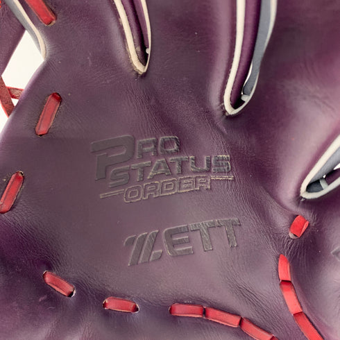 ゼット ZETT プロステイタス オーダー 軟式 大人 一般 内野手用 グローブ グラブ 右投げ BRGPRO 中古品 野球 7392