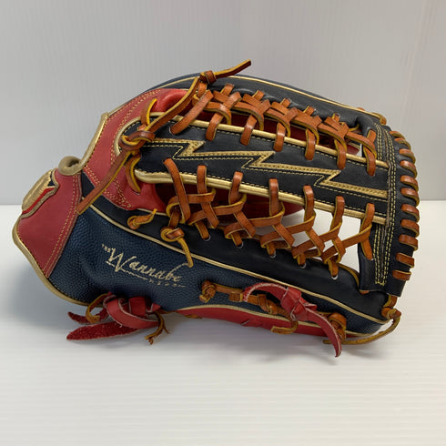 ウィルソン Wilson ワナビーヒーロー 軟式 大人 一般 外野手用 グローブ グラブ 右投げ RHED8F 中古品 野球 8331