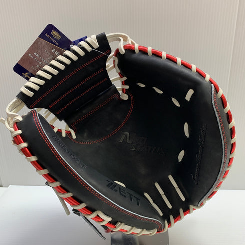 ゼット ZETT ネオステイタス 軟式 大人 一般 キャッチャーミット 捕手 グローブ グラブ 右投げ BRCB31522F タグ付き 野球 7808