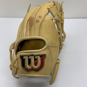 ウィルソン Wilson REX5WH 軟式 大人 一般 内野手用 グローブ グラブ 右投げ 中古品 野球 9583