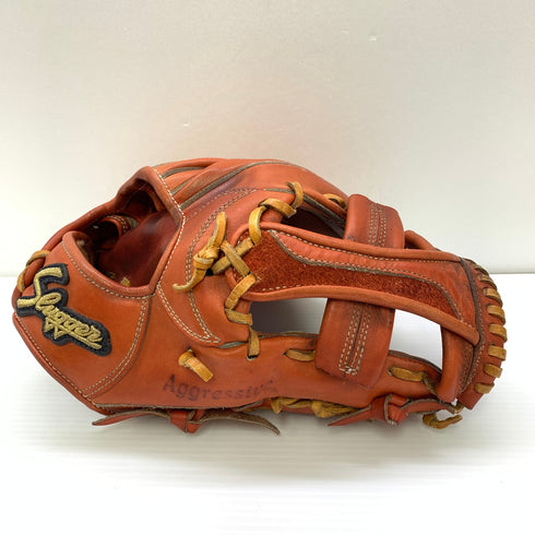 久保田スラッガー KUBOTA SLUGGER KSG-24MS 硬式 大人 一般 内野手用 グローブ グラブ 右投げ 中古品 野球 1374