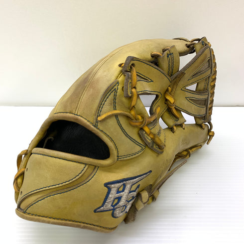 ハイゴールド HI-GOLD 硬式 大人 一般 内野手用 グローブ グラブ 右投げ 中古品 野球 9803