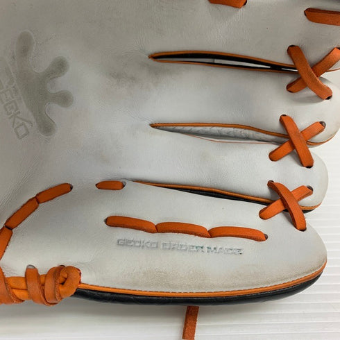 中古品 ゲッコウ GECKO 硬式 内野手用グローブ クロコダイル系型押しタイプ オーダー 5903