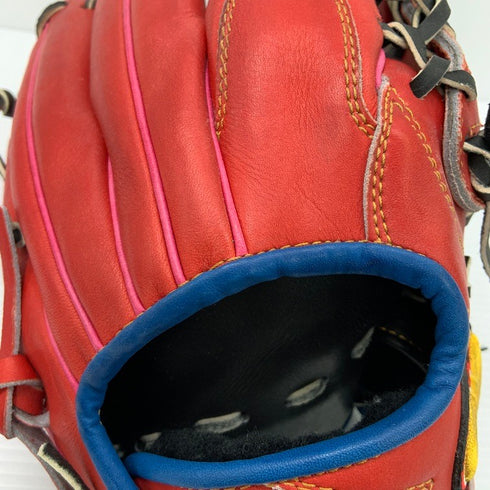 中古品 ジームス Zeems ハイレベルオーダー 軟式 内野手用 オーダーグローブ 刺繍入り 3999