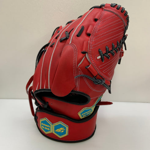 ジュンケイ JUNKEI 軟式 大人 一般 投手用 グローブ ピッチャー グラブ 右投げ JG-121AR 中古品 グローブ袋付き 野球 8329