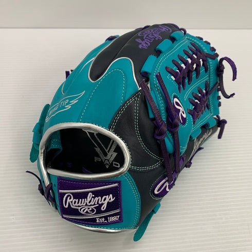 中古品 ローリングス Rawlings ハイパーテック 軟式 オールラウンド用グローブ GR4HTCN55W 4893