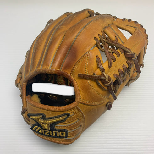 ミズノ MIZUNO ミズノプロ 硬式 大人 一般 内野手用 グローブ グラブ 右投げ オーダー 中古品 野球 7315