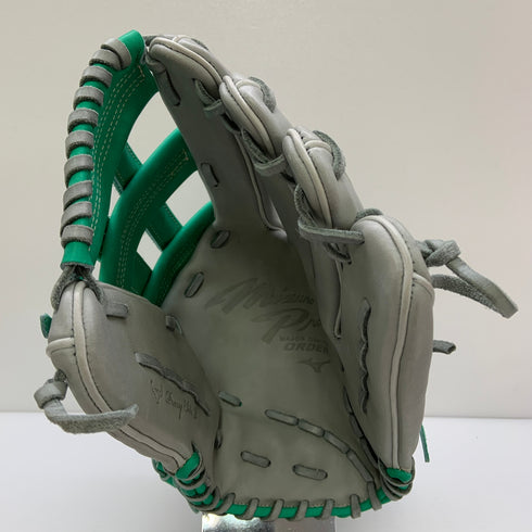 ミズノ MIZUNO ミズノプロ mizunopro 軟式 大人 一般 外野手用 グローブ グラブ 右投げ オーダー 中古品 グローブ袋付き 野球 9198
