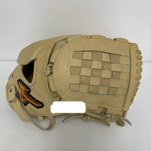 ミズノ MIZUNO ミズノプロ 硬式 大人 一般 投手用 グローブ ピッチャー グラブ 右投げ HAGA製 中古品 グローブ袋付き 野球 5984