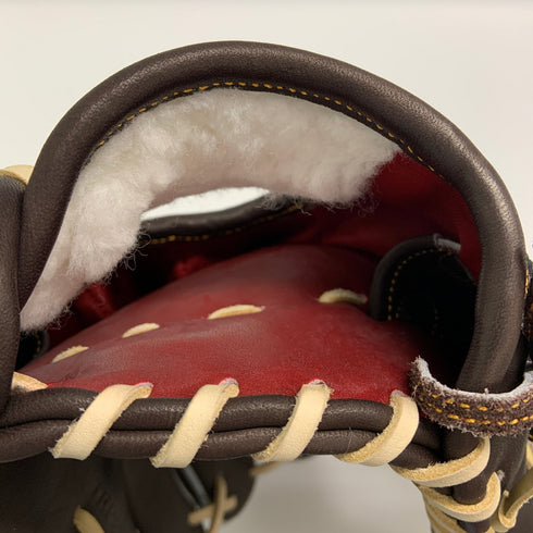 てっぺん Teppen 硬式 大人 一般 内野手用 グローブ グラブ 右投げ MIE 中古品 グローブ袋付き 野球 6787