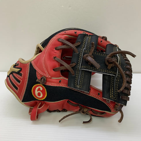 ミズノ MIZUNO グローバルエリート Global Elite 軟式 大人 一般 内野手用 グローブ グラブ 右投げ オーダー 中古品 グローブ袋付き 野球 1498