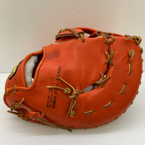 ハタケヤマ HATAKEYAMA V-F1tr 硬式 大人 一般 ファーストミット 一塁手 グローブ グラブ 左投げ 中古品 グローブ袋付き 野球 8781