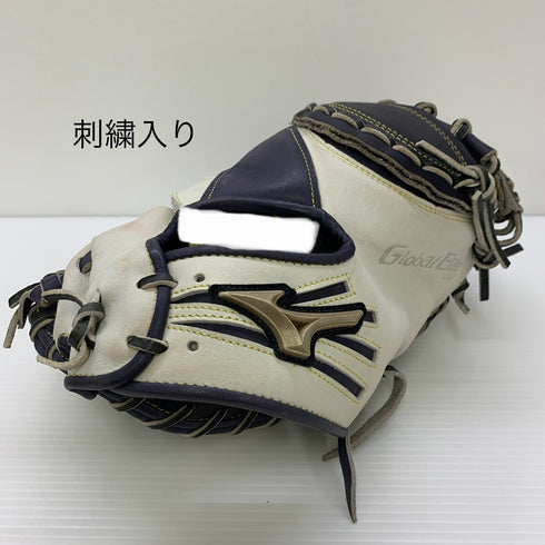 ミズノ MIZUNO グローバルエリートオーダー 軟式 大人 一般 キャッチャーミット 捕手 グローブ グラブ 右投げ 中古品 野球 6320