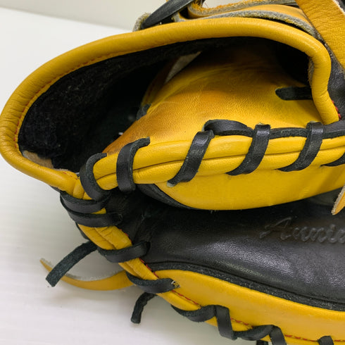 ハタケヤマ HATAKEYAMA PRO-M08 軟式 大人 一般 キャッチャーミット 捕手 グローブ グラブ 右投げ 中古品 野球 9470