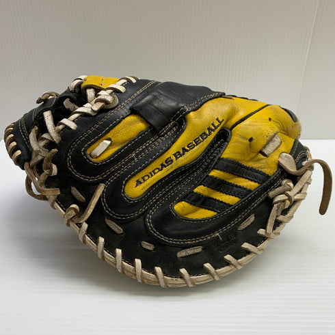 アディダス adidas 軟式 大人 一般 キャッチャーミット 捕手 グローブ グラブ 右投げ IX895 中古品 野球 7782