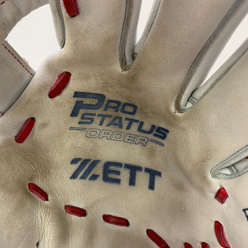 ゼット ZETT プロステイタス 軟式 大人 一般 内野手用 グローブ グラブ 右投げ BRGPRO 中古品 野球 6758