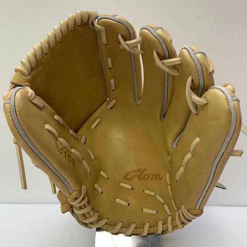 グロム 硬式 大人 一般 投手用 グローブ ピッチャー グラブ 右投げ 108 中古品 グローブ袋付き 野球 6432