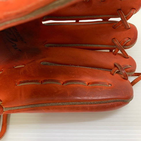 ミズノ MIZUNO ミズノプロ 硬式 大人 一般 外野手用 グローブ グラブ 右投げ 中古品 グローブ袋付き 野球 6025