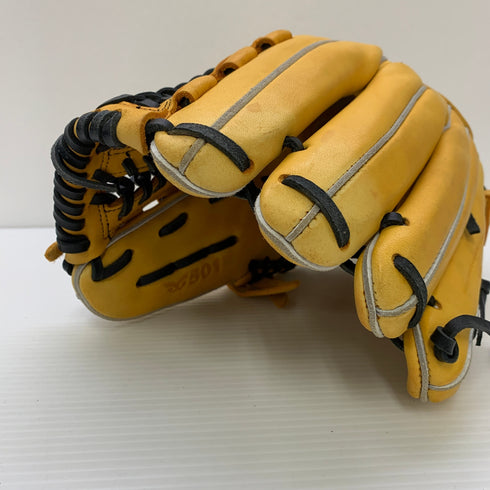 グロム 軟式 大人 一般 内野手用 グローブ グラブ 右投げ 501 中古品 野球 6252