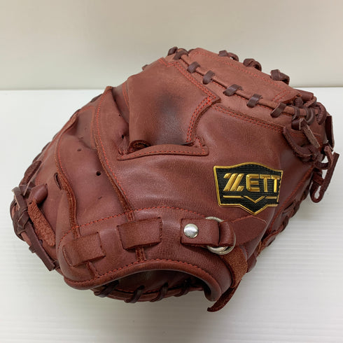 ゼット ZETT BRCB35312 軟式 大人 一般 キャッチャーミット 捕手 グローブ グラブ 右投げ 中古品 野球 9857
