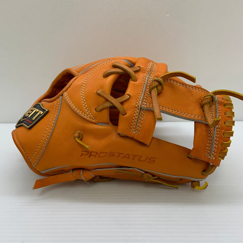 ゼット ZETT プロステイタス PROSTATUS BRG-PRO 硬式 大人 一般 内野手用 グローブ グラブ 右投げ オーダー 中古品 野球 9249