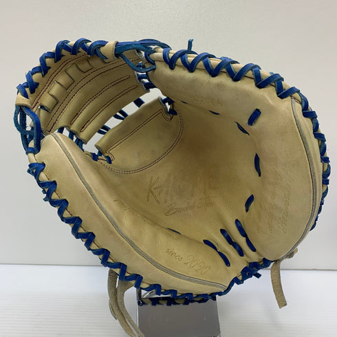 カナメ 要 KANAME 軟式 大人 一般 キャッチャーミット 捕手 グローブ グラブ 右投げ TYPE-C200R 中古品 グローブ袋付き 野球 7600