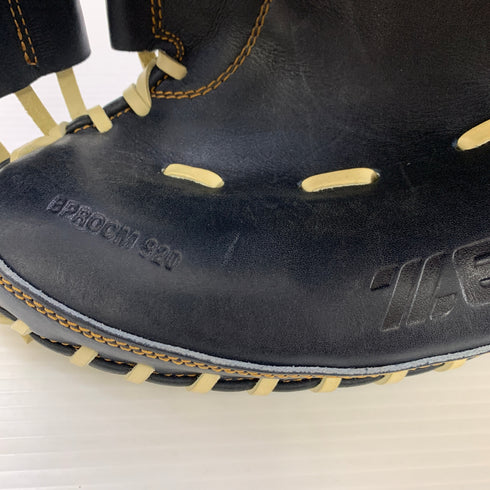 ゼット ZETT プロステイタス 硬式 大人 一般 キャッチャーミット 捕手 グローブ グラブ 右投げ BPROCM920 中古品 グローブ袋付き 野球 7384