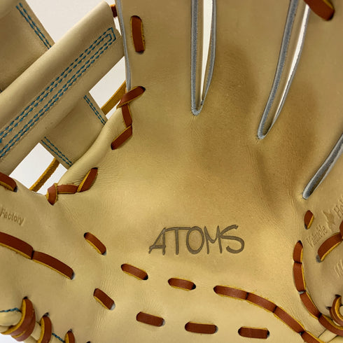 アトムズ ATOMS 硬式 大人 一般 内野手用 グローブ グラブ 右投げ 中古品 野球 7070