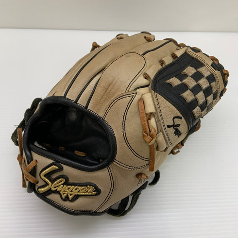 久保田スラッガー KUBOTA SLUGGER 軟式 大人 一般 内野手用 グローブ グラブ 右投げ 中古品 野球 8812